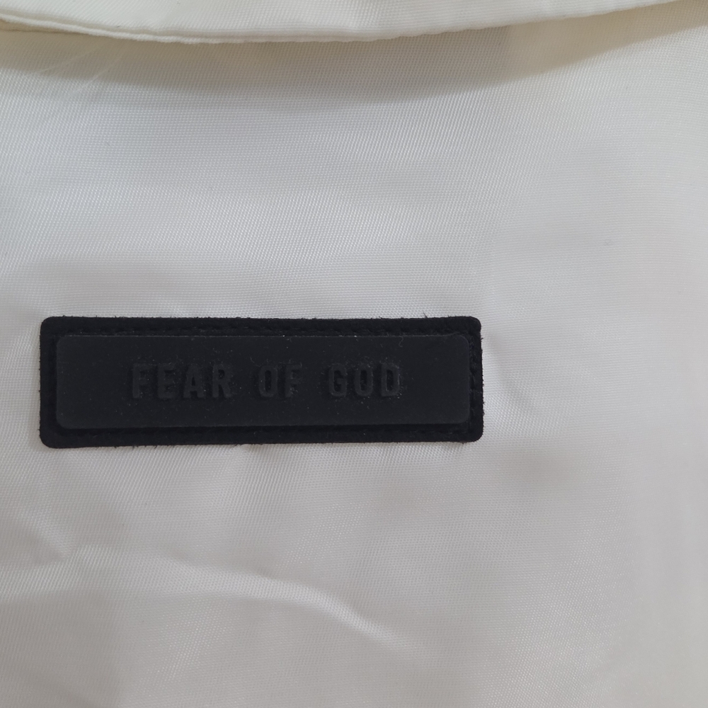 Fear of God Essentials Coaches Jacket 'Cloud Dancer' - Picture 8 of 8